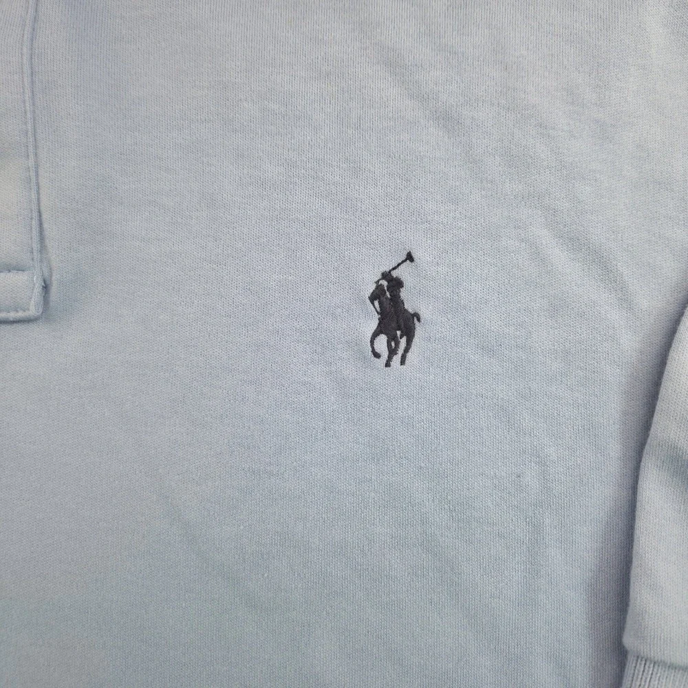 Polo‎ Ralph Lauren Mens XL Light Blue Short Sleeve Cotton Pique Pony Logo Polo